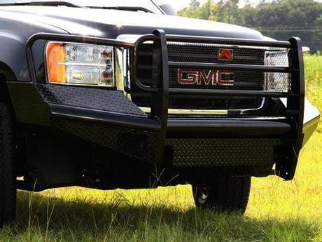 Fab Fours steel bumper on a pickup